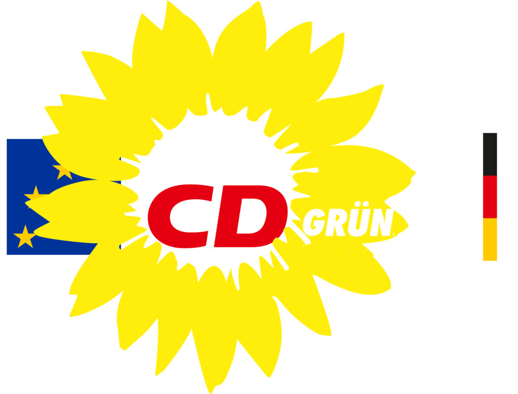 Das Logo der fusionierten CDGrün hat Angela Merkel bereits entworfen